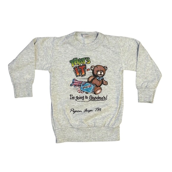 VTG American Sportswear Toddler Sweatshirt Kids Size 5/6 Pigeon Forge Tennessee - Picture 1 of 6